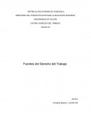 Fuentes del derecho de trabajo.