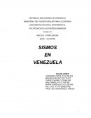 REPÚBLICA BOLIVARIANA DE VENEZUELA MINISTERIO DEL PODER POPULAR PARA LA DEFENSA UNIVERSIDAD NACIONAL EXPERIMENTAL