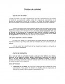 Costo de calidad.