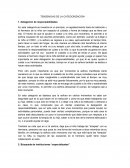 Tendencias de la caracterización.