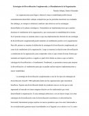 Estrategias de Diversificación Conglomerada y el Rendimiento de la Organización