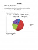 La información que nos proporcione será utilizada para conocer el grado de aceptación en el mercado del FLAN DE AGUAJE.