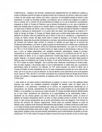 COMPETENCIA - CONSEJO DE ESTADO JURISDICCIÓN ADMINISTRATIVA DE DERECHO COMÚN. Página 1
