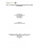 FASE 1. FACTORES PSICOLÓGICOS RELACIONADOS CON EL ORIGEN DEL PROBLEMA