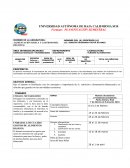 Carta descriptiva de nutrición básica y gastronomía regional.