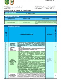 Unidad educativa sobre la adolescencia. Página 1