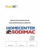Manual de Procedimientos del Área de Reclutamiento y Selección