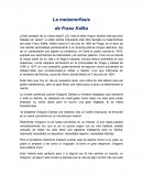 La metamorfosis de Franz Kafka