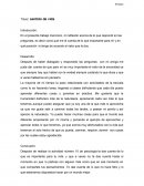 En el presente trabajo menciono mi reflexión acerca de lo que respondí en las preguntas, es decir como que me di cuenta de lo que importante para mí y en qué posición lo tengo de acuerdo al valor que le doy.