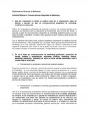 Diplomado en Gerencia de Marketing Actividad Módulo 4: Comunicaciones Integradas de Marketing