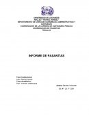 INFORME DE PASANTÍAS. ARAUJO & ASOCIADOS CONTADORES PÚBLICOS