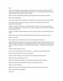 Una reunión de amigos, hay dos parejas y dos chicas más. Tienen toda una edad que bordea la treintena. La conversación es desenfadada. Pablo y Karina, son los anfitriones. Daniel y Carmen, la segunda pareja, Carol y Josefina las otras dos chicas.