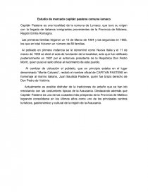 Estudio de mercado capitán pastene comuna lumaco. Página 1
