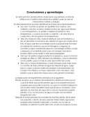 Conclusiones y aprendizajes