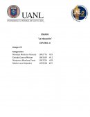 ENSAYO. “La educación”