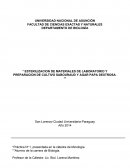 ESTERILIZACION DE MATERIALES DE LABORATORIO Y PREPARACION DE CULTIVO SABOURAUD Y AGAR PAPA DEXTROSA