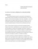 EL USO DE LAS TICS PARA EL APRENDIZAJE EN LA EDUCACIÓN SUPERIOR INTRODUCCIÓN