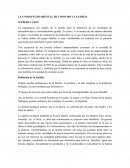 La unidad fundamental del consumo la Familia