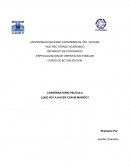 Ensayo Película ¿Qué voy a hacer con mi marido?