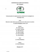 Tesis para aplicar los aspectos teóricos y básicos de la investigación en Psicología clínica.