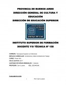 DIRECCIÓN GENERAL DE CULTURA Y EDUCACIÓN DIRECCIÓN DE EDUCACIÓN SUPERIOR