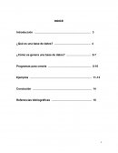 ¿Qué es una base de datos?