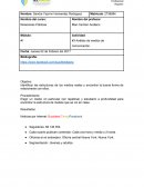 Actividad:#3 Análisis de medios de comunicación