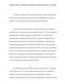 Análisis de Coyuntura económica América Latina Y el Caribe
