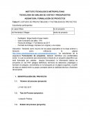 Taller # 1: ESTUDIO DE PREFACTIBILIDAD Y FACTIBILIDAD DE PROYECTOS