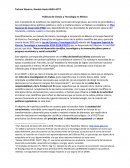 Políticas de Ciencia y Tecnología en México