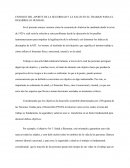 ENFOQUE DEL APORTE DE LA SEGURIDAD Y LA SALUD EN EL TRABAJO PARA EL DESARROLLO HUMANO