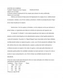 Elaborar un Informe de Operaciones del departamento de compras de un establecimiento de alimentos y bebidas, con el fin de planear, pronosticar y diseñar un presupuesto para el logro de las metas trazadas por la empresa.