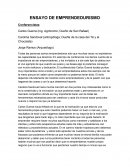 ENSAYO DE EMPRENDEDURISMO