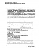 Logística: Administración para la cadena de suministro.