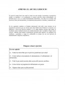 APRENDA EL ABC DEL EJERCICIO