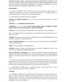 CONTRATO DE COMISION MERCANTIL QUE CELEBRAN POR UNA PARTE EN SU CALIDAD DE COMITE EL INGENIERO JOSE MORA GOMEZ,, A QUIEN EN LO SUCESIVO SE LE DENOMINARA EL COMITENTE