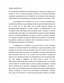 Tema de ensayo- ¿México transformado?. Página 1