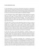 El control administrativo.