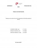 Trabajo que como parte del curso de Fundamentos de Informática presenta el alumno
