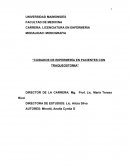 Cuidados de enfermaría en pacientes con traqueostomía.