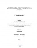 Proyecto INCUMPLIMIENTO DE LOS REQUISITOS SANITARIOS PARA LA MANIPULACIÓN DE LOS ALIMENTOS DE LA EMPRESA TROPI FRUITS CARTAGENA.