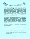 Pedagogía Social.