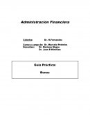 Administración Financiera. Guía Práctica: Bonos
