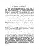 LA REPUBLICA RESTAURADA Y LA EDUCACION.