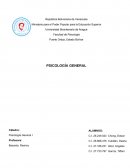 La psicología general consiste en el aprendizaje de los estudios psicológicos más comunes