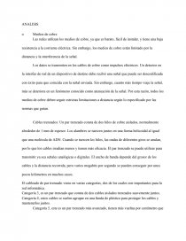 ANALISIS o	Medios de cobre. Página 1