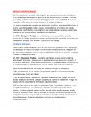 RIESGOS PROFESIONALES DE UNA EMPRESA EL SALVADOR.