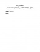 Integradora Reacciones químicas y calentamiento global