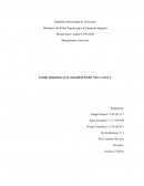 Estudio diagnostico comunidad de pueblo nuevo sector.