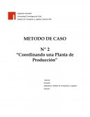 METODO DE CASO Nº 2 “Coordinando una Planta de Producción”